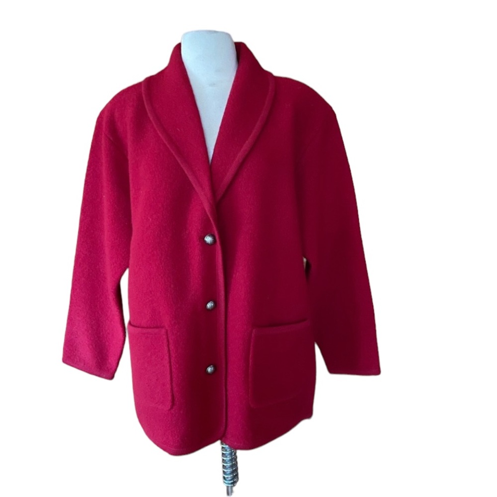 NWT 1980s Norm‎ Thompson Wool Blazer